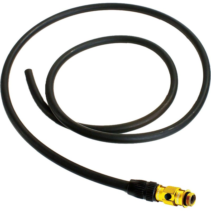 Lezyne Abs Floor Pump Hose, Gold/Hi Gloss - Image 2